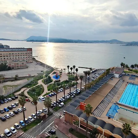 Spacieux T5, 3 Chambres - Vue Mer Panoramique Sur La Rade De Toulon Buitenkant foto